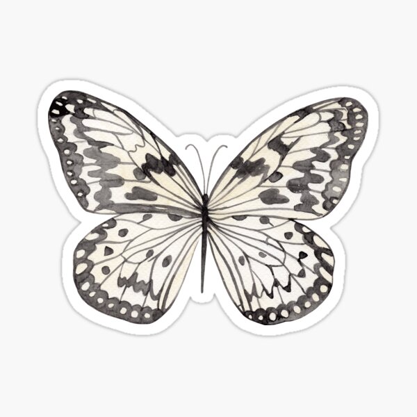 Item preview, Butterfly Sticker designed and sold by AquarelDesigns.