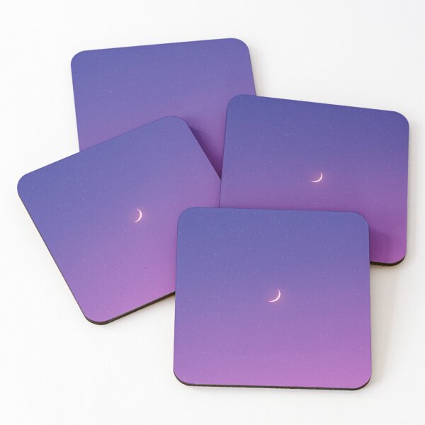 Item preview, Beautiful Crescent Moon, Purple Sky designed and sold by newburyboutique.