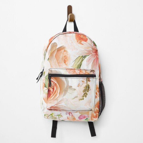 Item preview, Real blush Chrysantemum and springflower pattern on white Nightgarden designed and sold by UtArt.