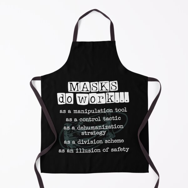 Artikelvorschau, Masken arbeiten als Manipulation Lustiges Sprichwort entworfen und verkauft von Dressed For Duty.