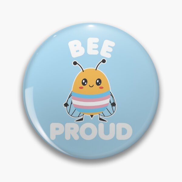 Artikelvorschau, Bee Proud - Trans Pride Flag Hummel entworfen und verkauft von CrystalCrush.