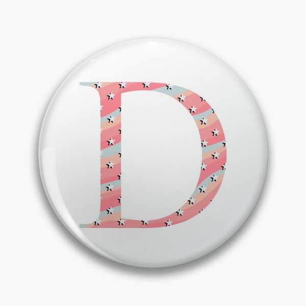 Item preview, Star Pattern Letter D designed and sold by muffinstandd.