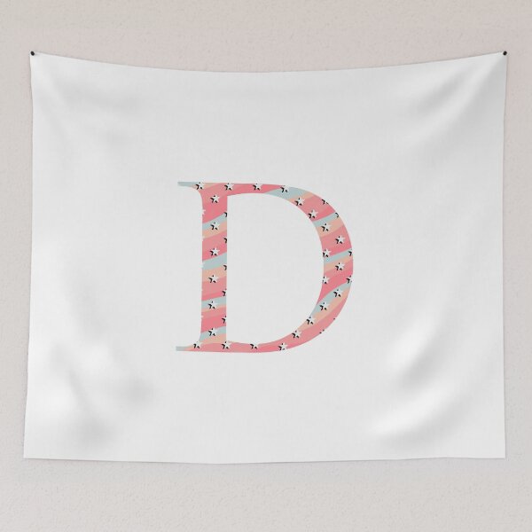 Item preview, Star Pattern Letter D designed and sold by muffinstandd.