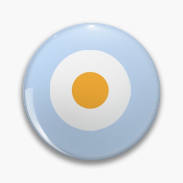 Item preview, Light Blue Sunny Side Egg Pattern designed and sold by Menomonoid.