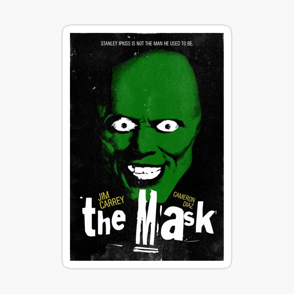 Takt Resten mineral THE MASK 1994" Poster for Sale by mariaderdesign | Redbubble
