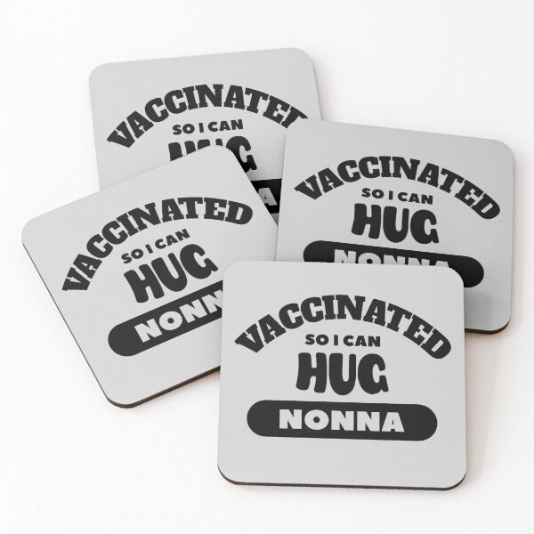 Item preview, Vaccinated So I Can Hug Nonna (Light Background) designed and sold by pbstylesetters.