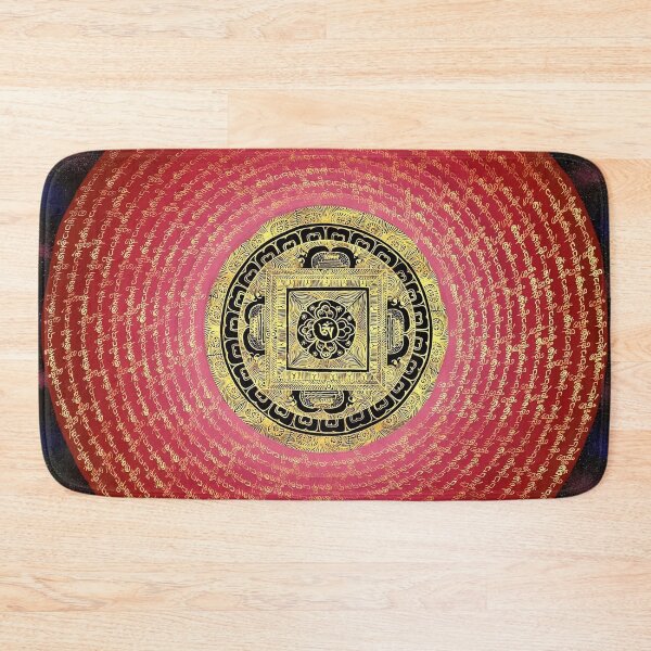 Item preview, Om Buddhist Hindu Mandala Amaranth designed and sold by GuyBlank.