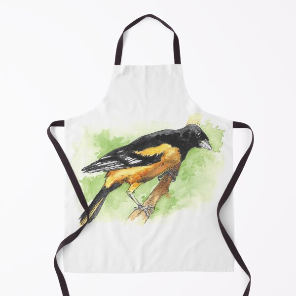 Artikelvorschau, Aquarell Baltimore Oriole Bird entworfen und verkauft von BlackGoatPrints.