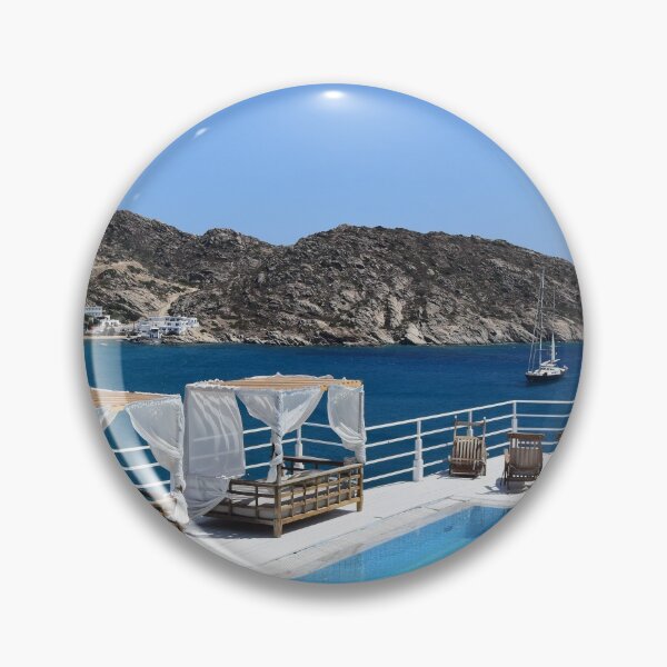 Item preview, Luxury Santorini, Greece, Resort Swimming Pool  designed and sold by newburyboutique.