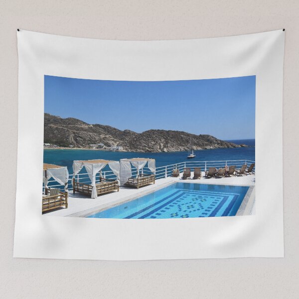 Item preview, Luxury Santorini, Greece, Resort Swimming Pool  designed and sold by newburyboutique.
