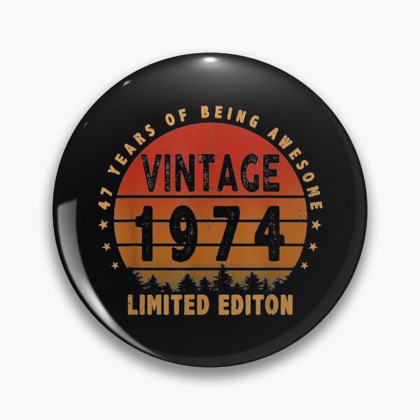 Item preview, Funny 47th Birthday Gift 47 Years Old Vintage Born in 1974 designed and sold by SEANPARKERAU.