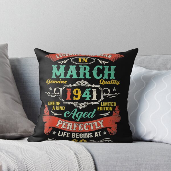 Item preview, Legends Born In March 1941 85th Birthday 80 Years Old designed and sold by ALISONABBOTTAU.
