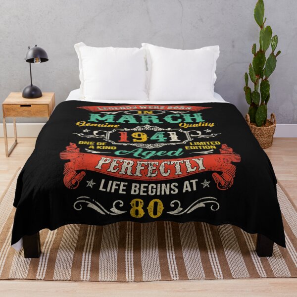 Item preview, Legends Born In March 1941 85th Birthday 80 Years Old designed and sold by ALISONABBOTTAU.