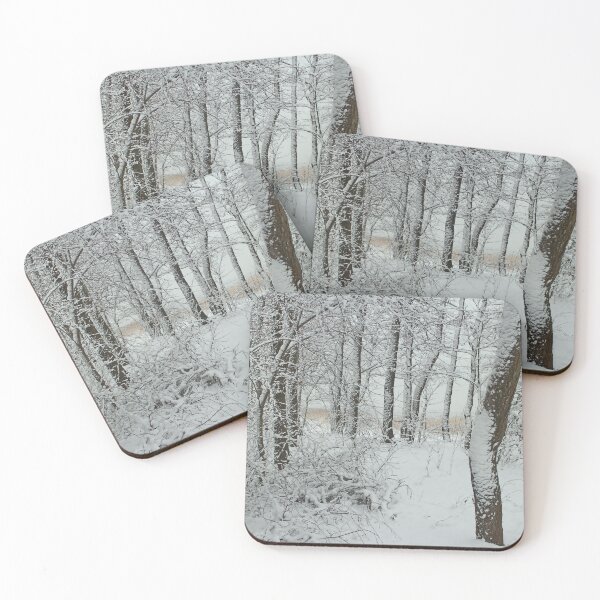 Item preview, Winter landscape, the forest after a snowfall is all covered with snow  designed and sold by mrivserg.