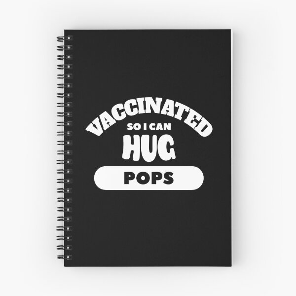 Item preview, Vaccinated So I Can Hug Pops (Dark Background) designed and sold by pbstylesetters.