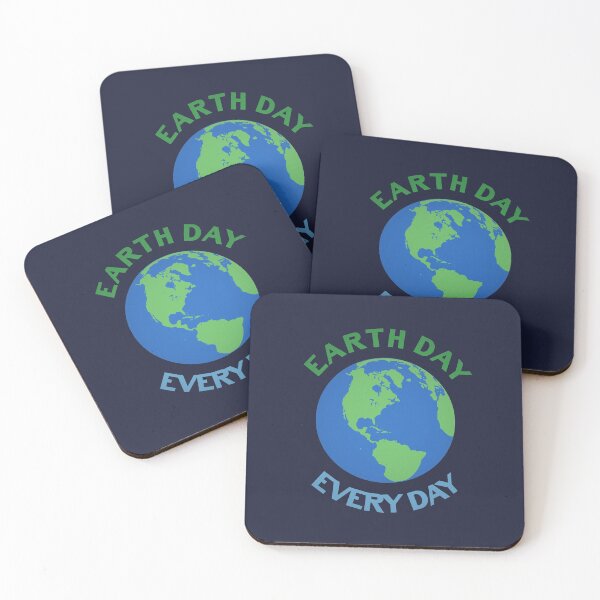 Item preview, Earth Day Every Day Environmental Climate Change Ecology Activism Quote designed and sold by sillyquestions.