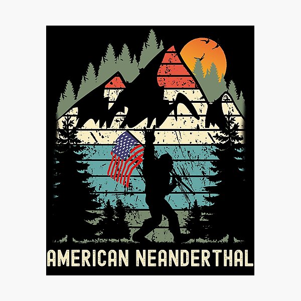 Item preview, American Neanderthal Proud Neanderthal designed and sold by TrendingTees4u.