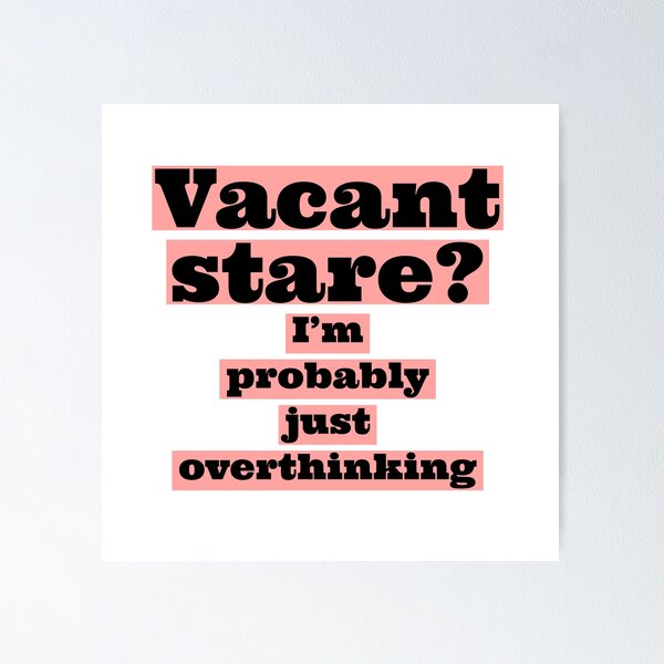 Item preview, I'm probably just overthinking. (Pink) designed and sold by Thought2reality.