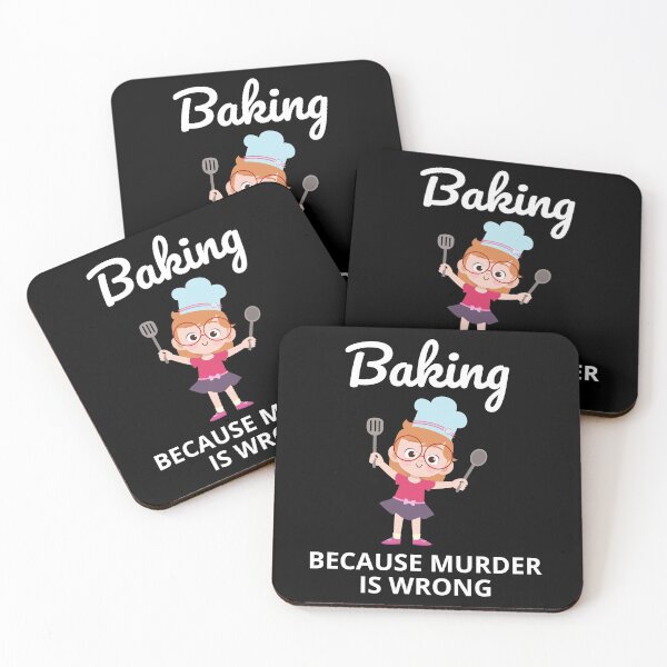 Item preview, Baking Baker Bakery Bake Murder Cook Chef Funny designed and sold by CuteDesigns1.