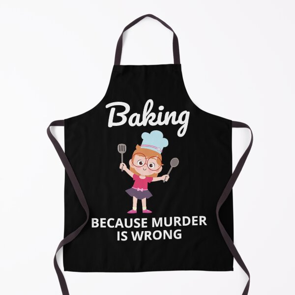 Item preview, Baking Baker Bakery Bake Murder Cook Chef Funny designed and sold by CuteDesigns1.
