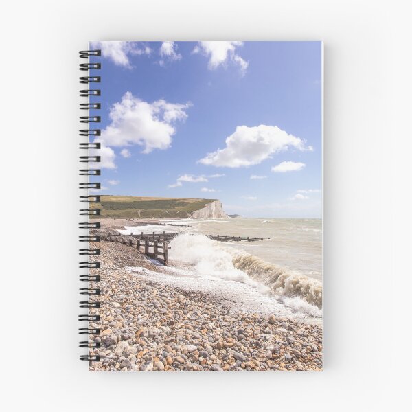 Item preview, Cuckmere Haven beach and the Seven Sisters cliffs designed and sold by Zoe Power.