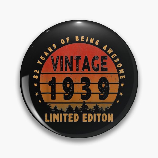 Item preview, Funny 82nd Birthday Gift 82 Years Old Vintage Born in 1939 designed and sold by ADAMANDREWSAU.