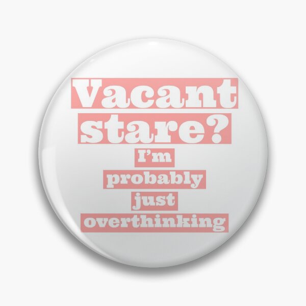 Item preview, I'm probably just overthinking. (Pink and white) designed and sold by Thought2reality.