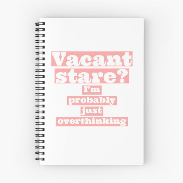 Item preview, I'm probably just overthinking. (Pink and white) designed and sold by Thought2reality.