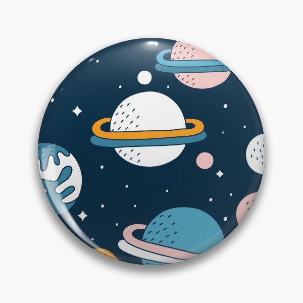 Artikelvorschau, Weltraumästhetische Planeten Blauer Hintergrund entworfen und verkauft von DesignLabMedia.