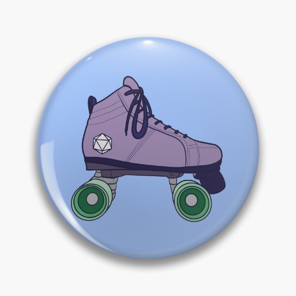 Item preview, Purple D20 Roller Skate designed and sold by Stephanie Otano.