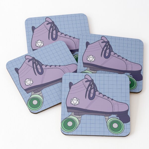 Item preview, Purple D20 Roller Skate designed and sold by Stephanie Otano.