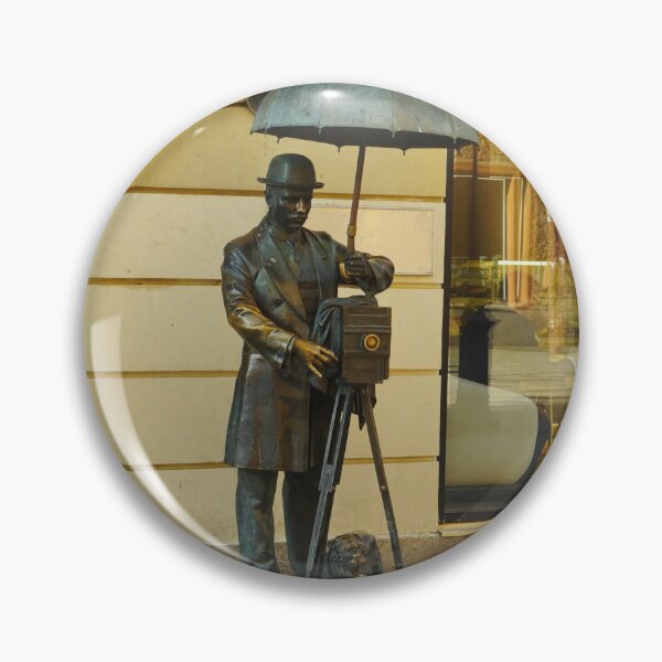 Item preview, mister photographer with old vintage camera, monument designed and sold by mrivserg.