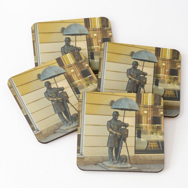 Item preview, mister photographer with old vintage camera, monument designed and sold by mrivserg.