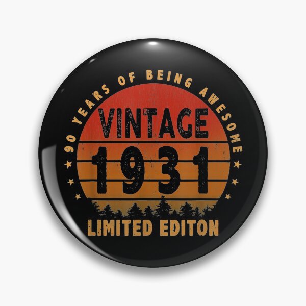 Item preview, Funny 90th Birthday Gift 90 Years Old Vintage Born in 1931 designed and sold by ADAMANDREWSAU.
