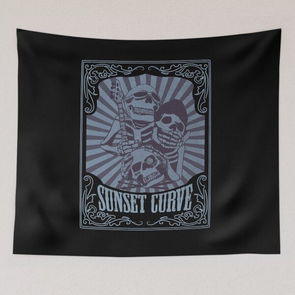 Item preview, SUNSET CURVE BAND TSHIRT #3 designed and sold by ARTCLX.