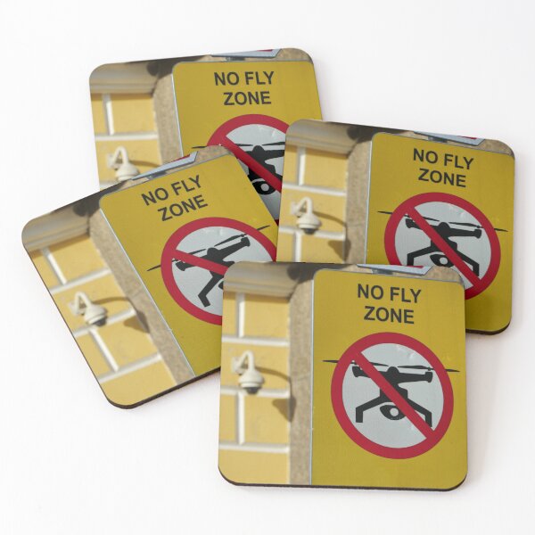 Item preview, no fly zone sign designed and sold by mrivserg.