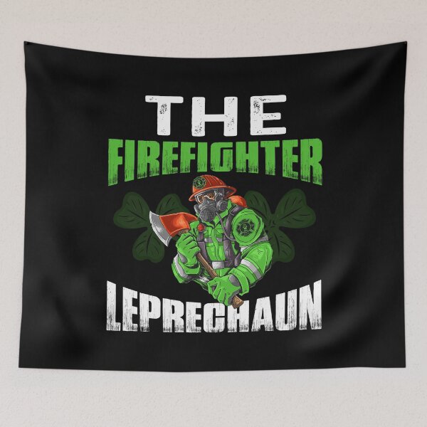 Item preview, The Firefighter Leprechaun - St. Patrick's Day designed and sold by K-icon.
