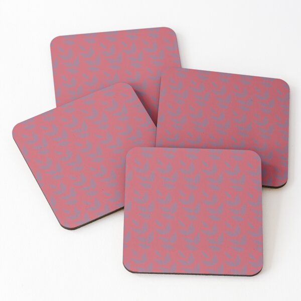Item preview, Spring Delicacy- blue leaves-pink background designed and sold by CSouissi.