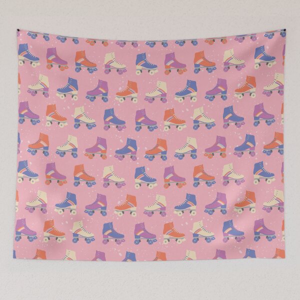 Item preview, Roller skate fever pink designed and sold by Aralma.
