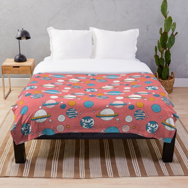 Item preview, Space Aesthetic Planets Coral Background designed and sold by DesignLabMedia.