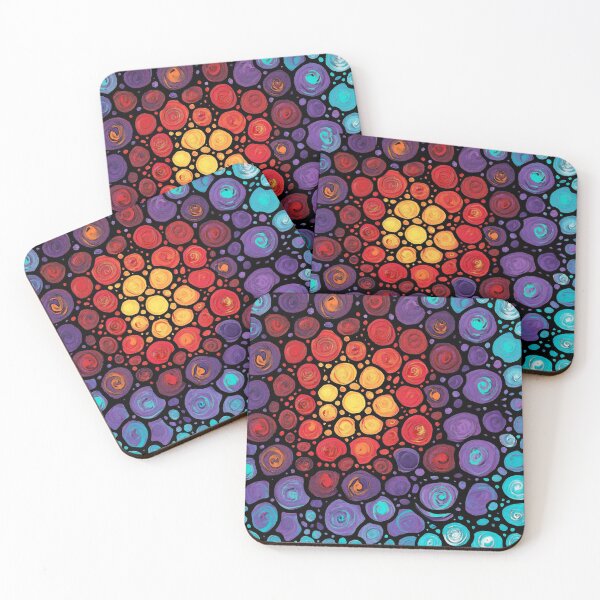 Item preview, Colorful Soul Star Mosaic Art by Artist Sharon Cummings designed and sold by Sharon Cummings Art.