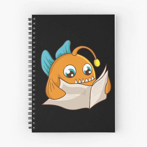 Item preview, Reading devil fish designed and sold by ElBeDesigns.
