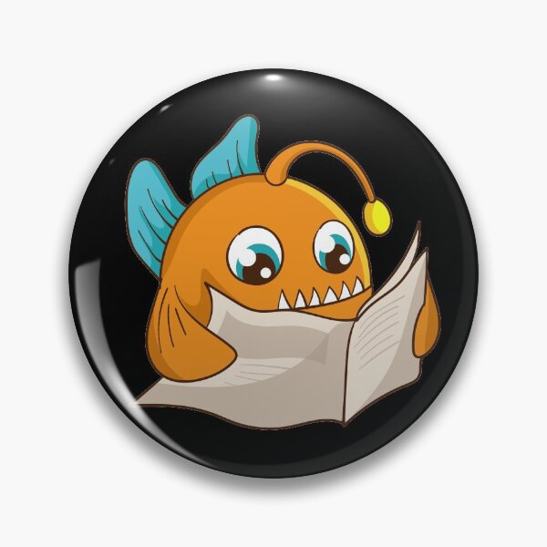 Item preview, Reading devil fish designed and sold by ElBeDesigns.