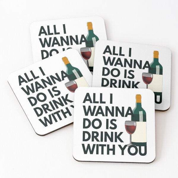 Item preview, Wine - All I Wanna Do Is Drink Wine With You designed and sold by MoonsmileProd.