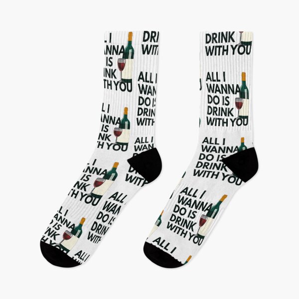 Item preview, Wine - All I Wanna Do Is Drink Wine With You designed and sold by MoonsmileProd.