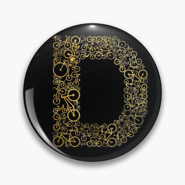 Item preview, Letter D Gold Bicycles designed and sold by Alladin7.