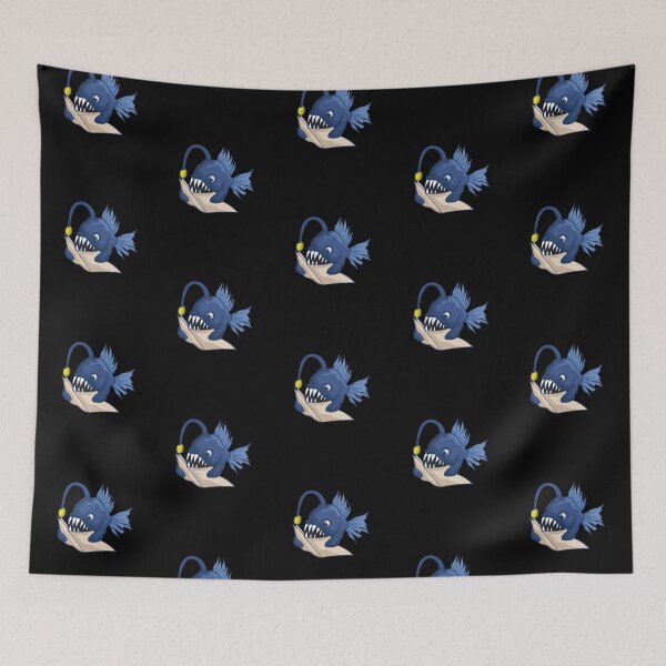 Item preview, Deep sea frogfish with book designed and sold by ElBeDesigns.
