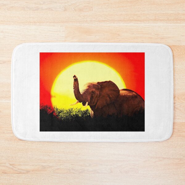 Item preview, Elephant calling at sunset designed and sold by Hajakely.