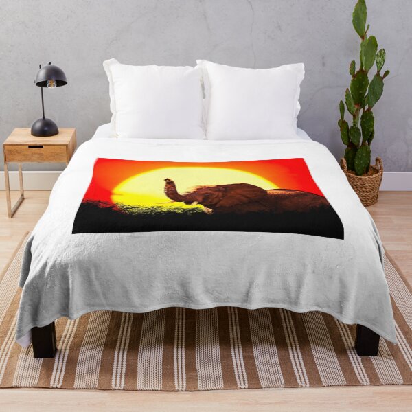 Item preview, Elephant calling at sunset designed and sold by Hajakely.