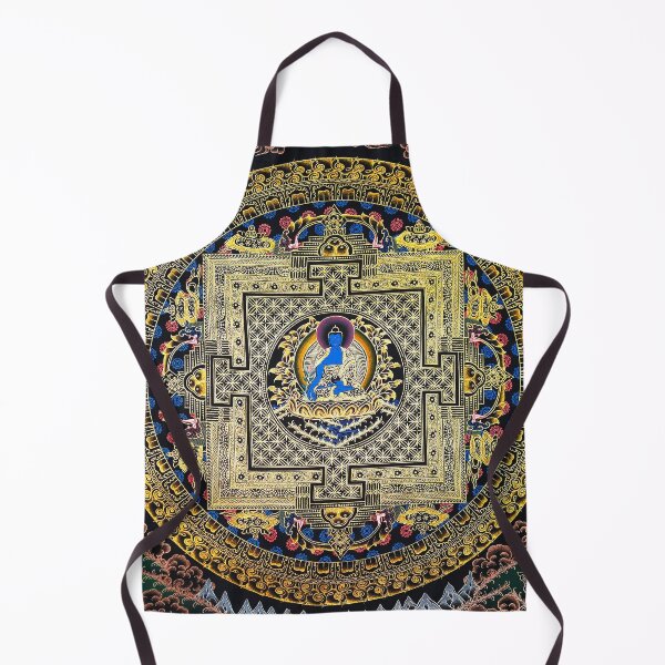 Item preview, Rose Gold Amoghasiddhi Thangka Mandala designed and sold by GuyBlank.